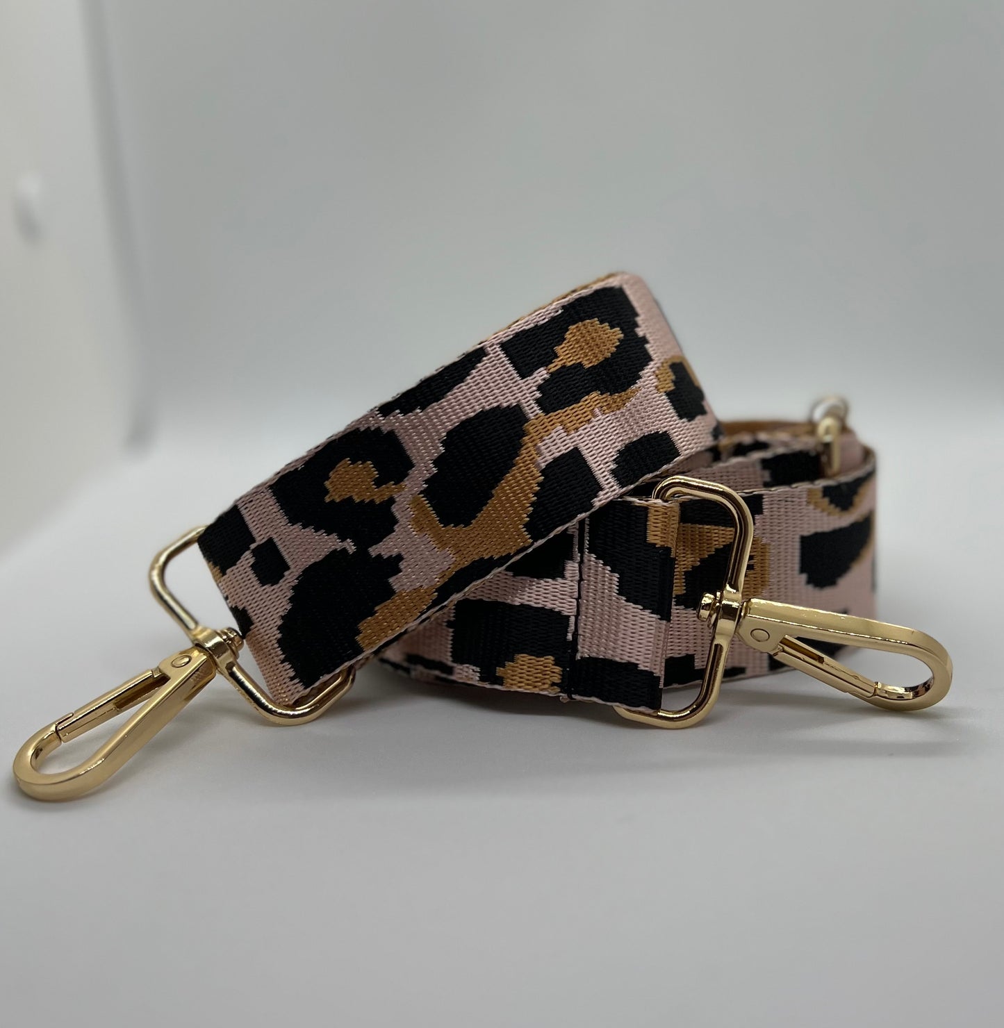Pink Leopard nylon strap