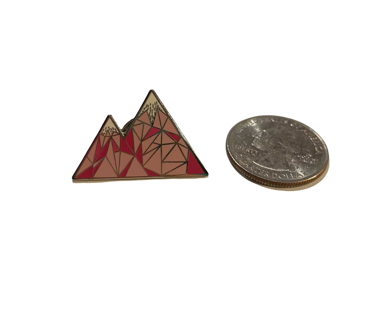 Pink Mountains - Enamel Pin
