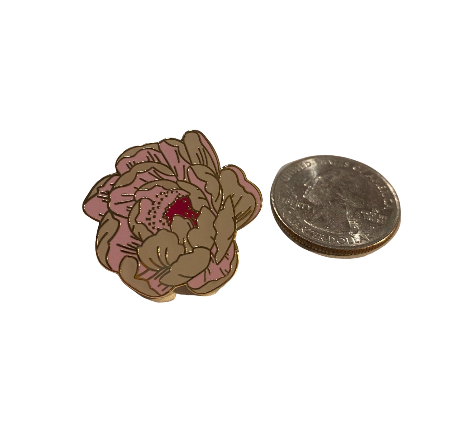 Pink Peony - Enamel Pins