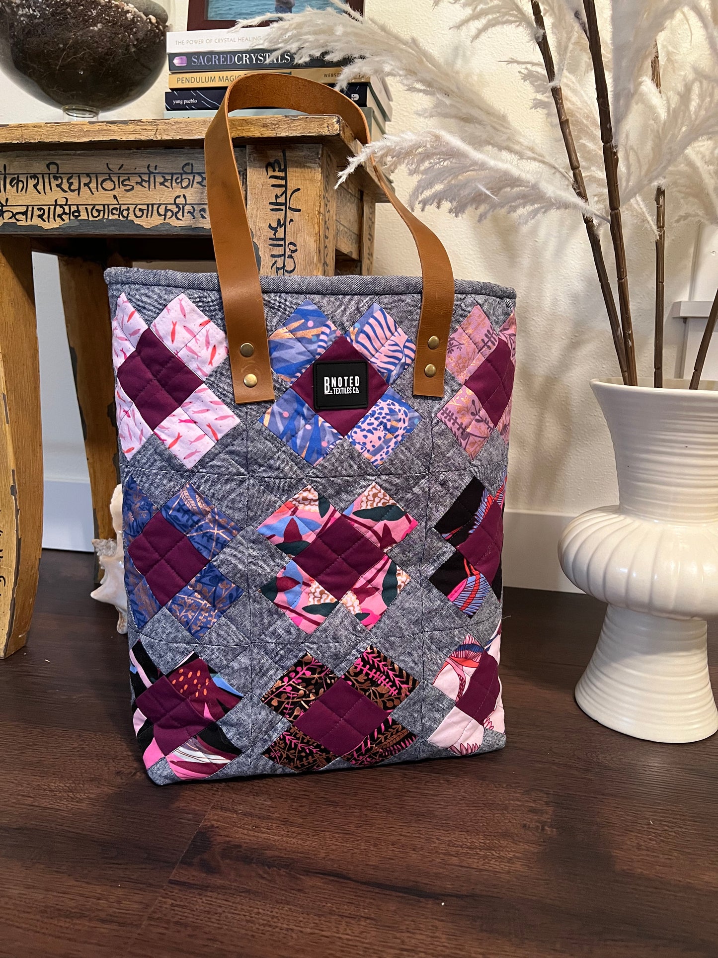 The Lilly Ledbetter patchwork tote