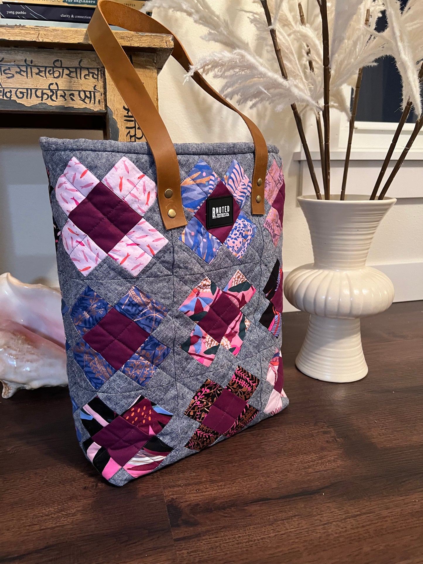 The Lilly Ledbetter patchwork tote