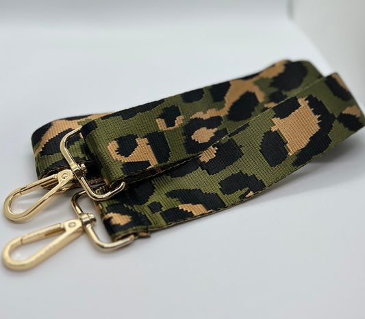 Army green Leopard nylon strap