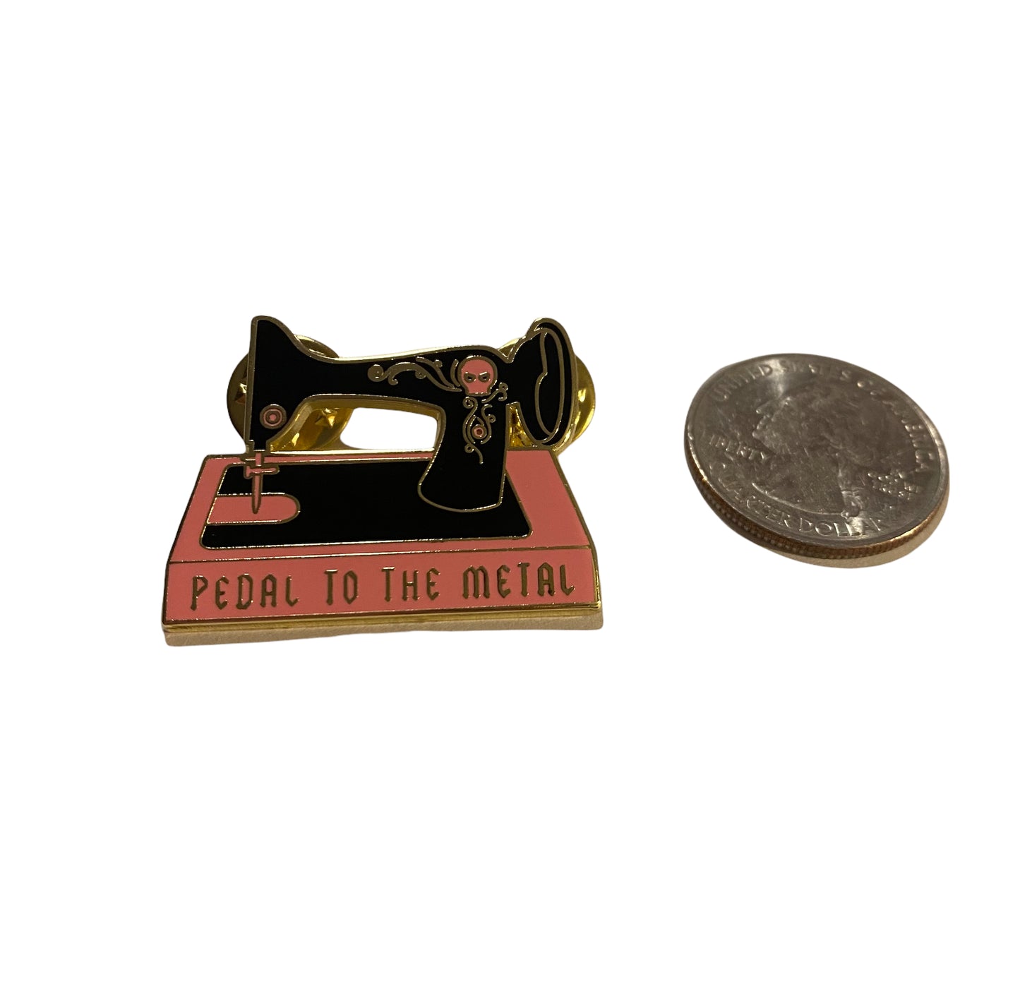 Pedal to the Medal Sewing Machine- Enamel Pin